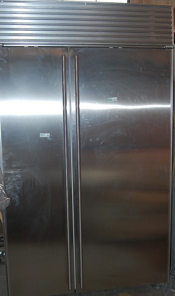 Stainless steel industrial refrigerator