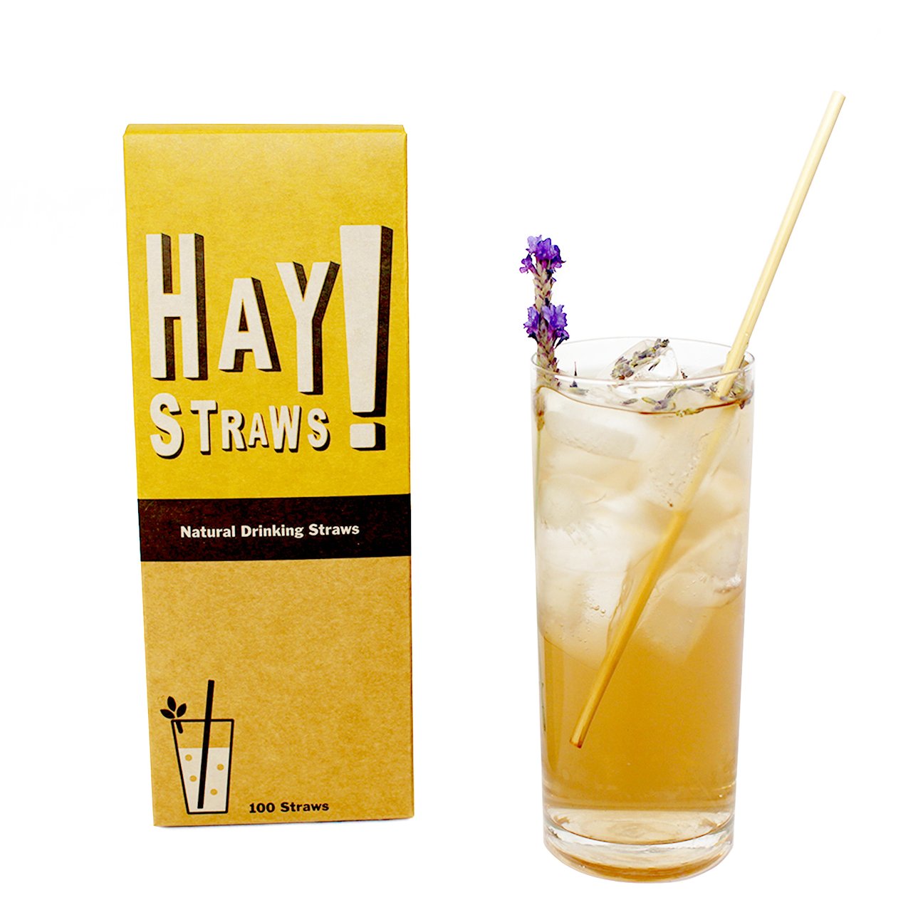 Supply Chain Scene, image of Hay! Straws with a beverage glass 