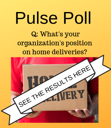 Supply Chain Scene, image of pulse poll on delivery results