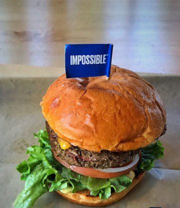 Supply chain Scene, image of an Impossible Burger 