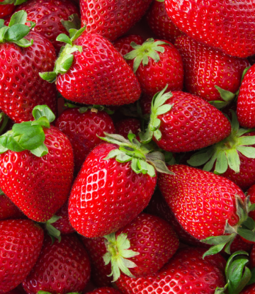 Supply Chain Scene, image of fresh strawberries 