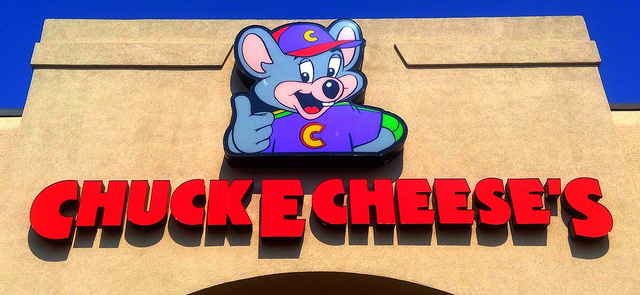 Exterior of Chuck E Cheese Restaurant