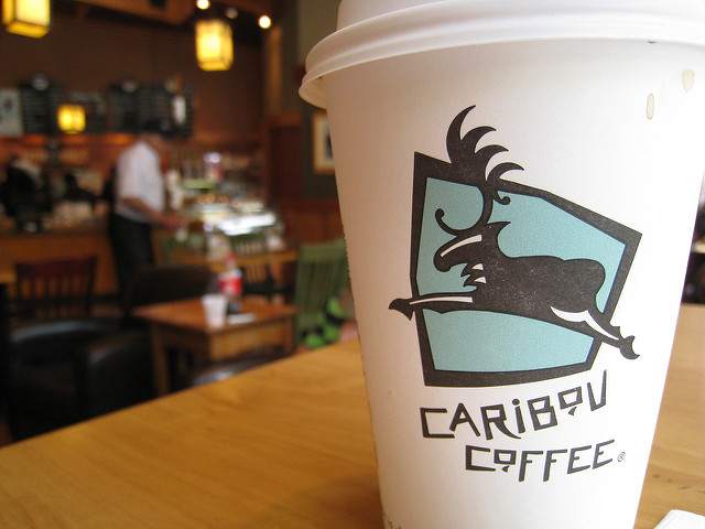 Cup of Caribou Coffee