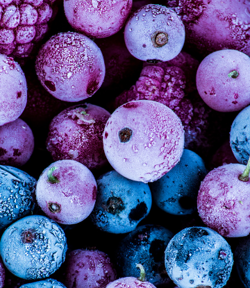 Supply Chain Scene, image of frozen berries 