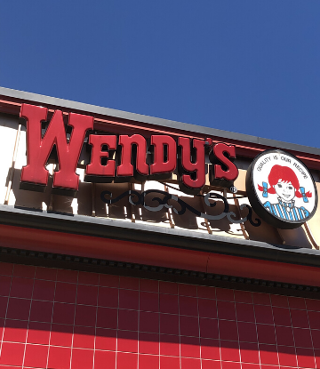 SCS, image of a Wendy's exterior storefront