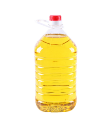 bottle of soybean oil 