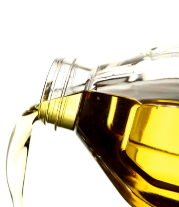 cooking oil in a bottle 
