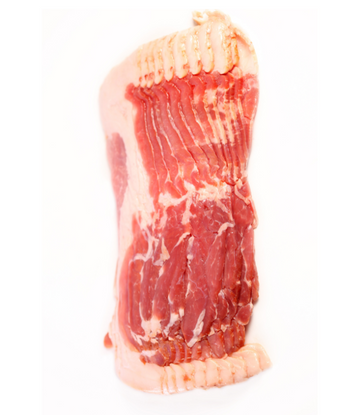 raw bacon slab 