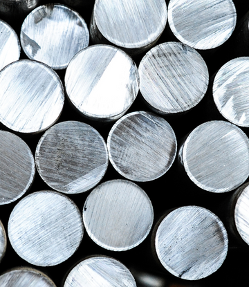 rolls of aluminium