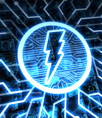 electricity volt symbol