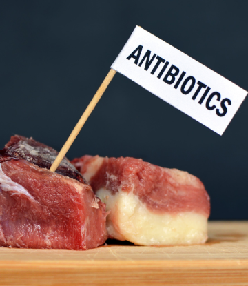 Meat cuts with "antibiotics" flag 