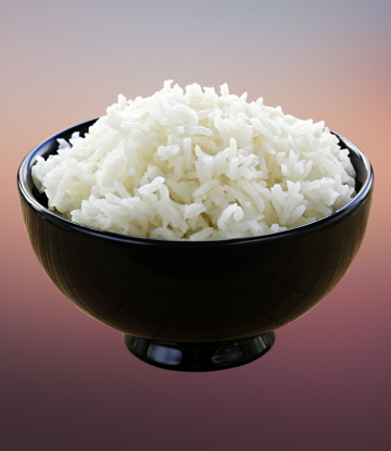 bowl of white rice 