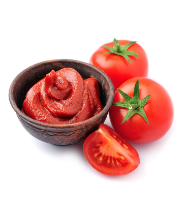 ketchup and tomatoes
