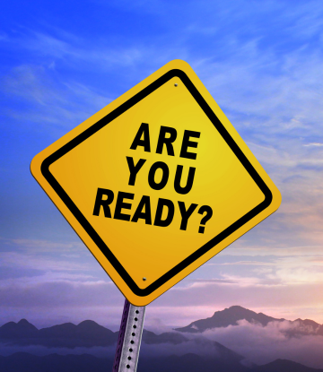Sign that reads: Are You ready?