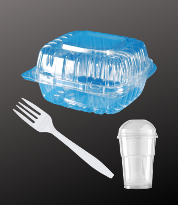 single use plastic assortment 