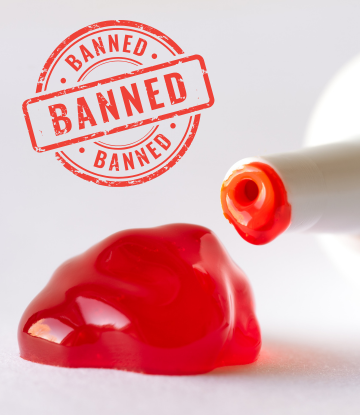 red dye banned 