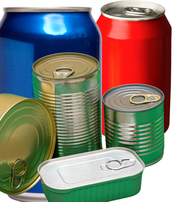 aluminum can assortment 