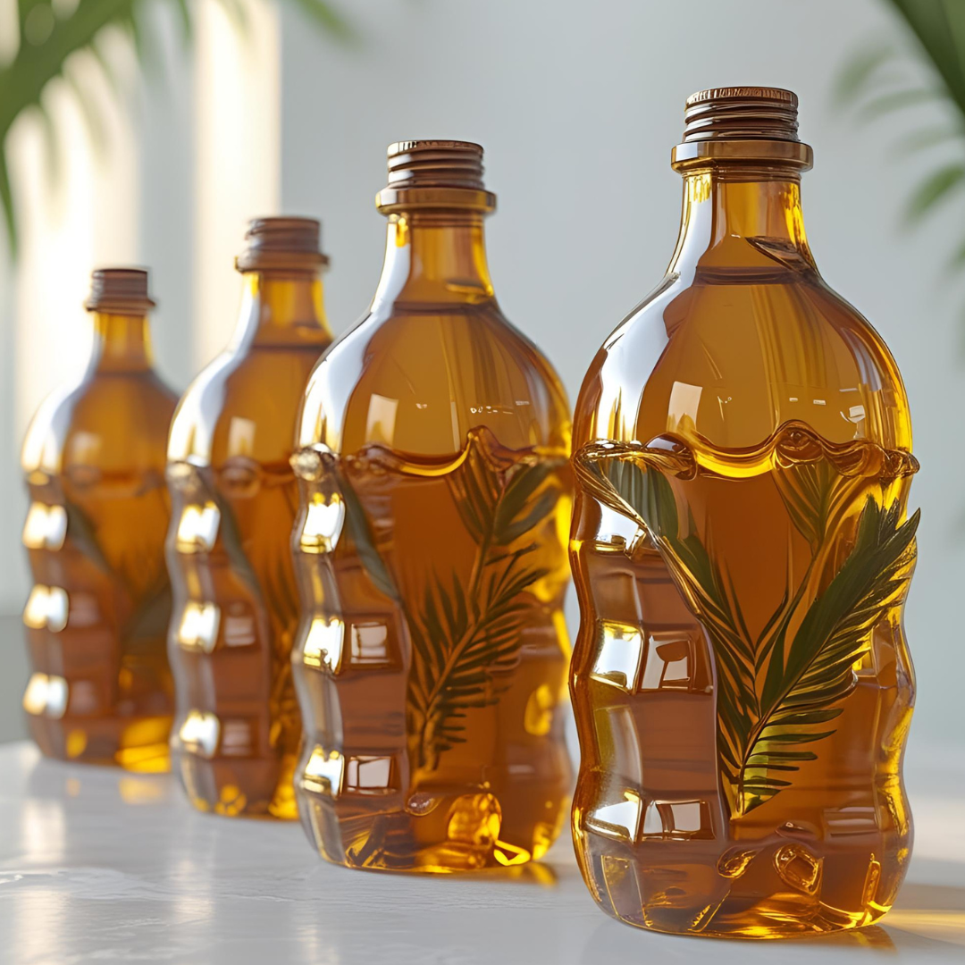Palm Oil in bottles