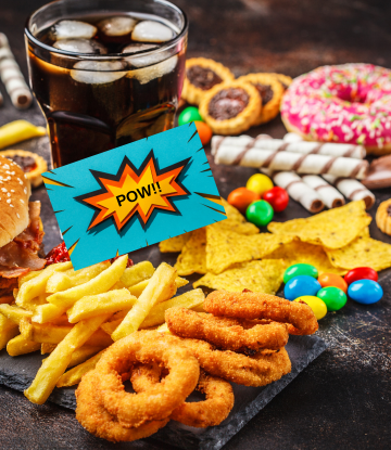 Assortment of Ultraprocessed Food