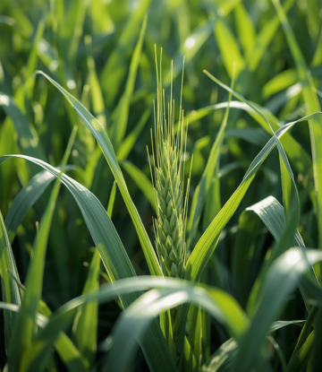 crops in the field 