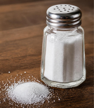 Salt and salt shaker